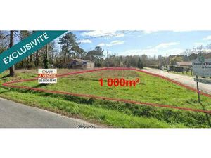 Vente terrain 1000 m² Gaillan-en-Médoc (33340)