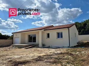 Maison neuve plain-pied  3 chambres  terrasses et jardin  livrée totalement achevée et équ