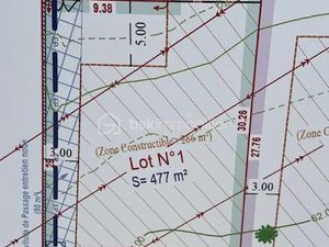 Vente terrain 477 m² à Beziers (34500)  149 990 €