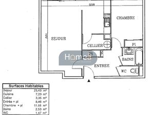 Vente appartement 2 pièces 58 m² à Abbeville (80100)  86 400 €