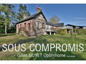 SOUS COMPROMIS - PLUS DISPONIBLE À LA VENTE 15MN de BERNAY  MAISON ATYPIQUE  T6  122M² 180