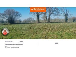 Terrain à bâtir de 963 m² – Frênes - Tinchebray-Bocage 61800
