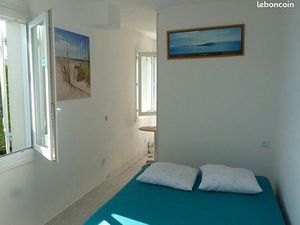 Location meublée ( T1 ) avec jardin sans frais d'agence