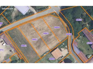 Terrain 980 m² Amberre