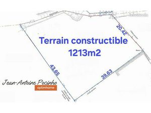 Terrain 1 213 m² Noe