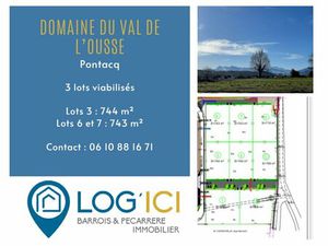 Achat Terrain 743m² PONTACQ 64530