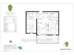 Achat Appartement 3 pièces 57m² GILETTE 06830