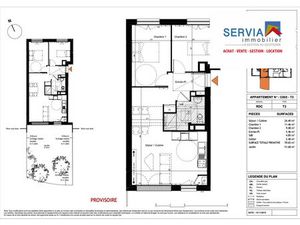 Achat Appartement 3 pièces 60m² LA CHAPELLE THOUARAULT 35590