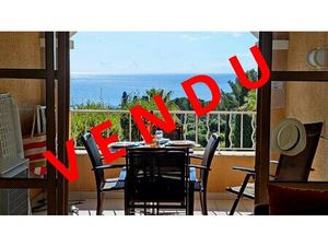 VENDU AGAY CAP ESTEREL 2 PIECES VUE MER ET PISCINES