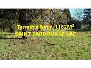 Vente terrain 1162 m² à Saint-Pardoux (87250)  25 000 €