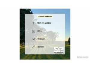 Terrain 460 m² Pont Eveque