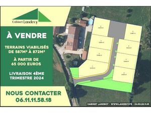 Terrain à bâtir - 618 m²