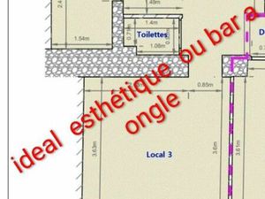 Bail tout commerces/ esthétique/bar a ongles