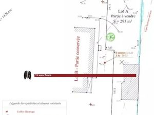 Vente terrain à batir 293 m² à Portets (33640)  56 000 €