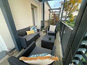 Appartement centre bourg de Sautron 3 pièces 66 m² avec balcon et place parking privative 
