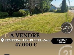 Terrain 717 m² Remering Les Puttelange