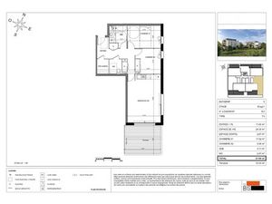 Vente appartement 3 pièces 67.09 m² à Sciez (74140)  333 900 €