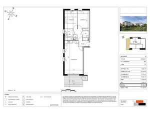 Vente appartement 3 pièces 67.06 m² à Sciez (74140)  348 900 €