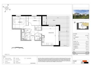 Vente appartement 3 pièces 65.58 m² à Sciez (74140)  360 900 €