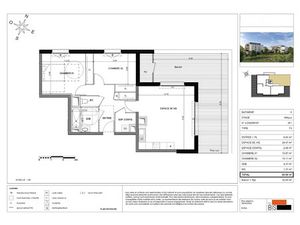 Vente appartement 3 pièces 65.58 m² à Sciez (74140)  362 000 €