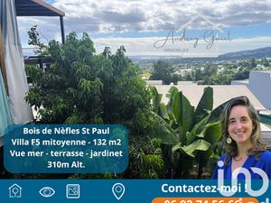 Vente maison 5 pièces 132 m² à Bois De Nefles Saint Paul (97411)  315 000 €