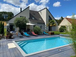 Maison d'architect - Exposé Sud donnant sur forêt avec piscine et jacuzzi