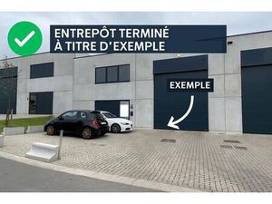 Entrepôt neuf de 286 m² avec mezzanine  sanitaire et cuisine