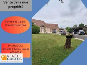 Vente en nue propriété - F72-H68 ans - WABEN (62180)