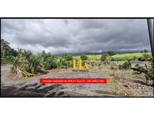 Sainte Rose  Bonne Espérance  Parcelle viabilisée de 458m² LOT 2