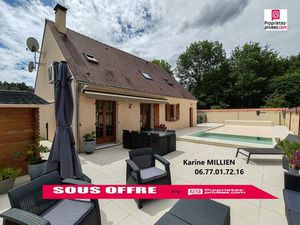 VILLEMEUX SUR EURE 28210 Maison individuelle avec piscine - 1 étage - 4 chambres - Garage 