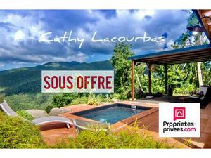 Petite Villa de charme   vue exceptionnelle mer Caraibes -Pointe Noire