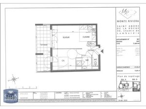 Appartement à louer 2 pièces 41.5 m² - Saint-André-de-la-Roche (06) - 793€