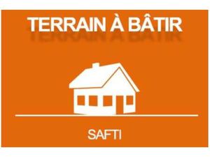 Terrain à bâtir.