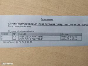 Terrain 4350 m carré