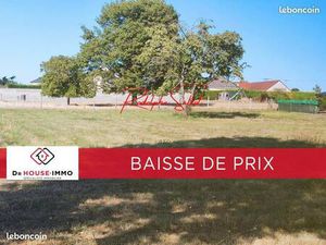 Terrain constructible viabilisé à vendre