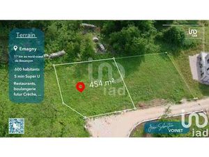 Terrain constructible viabilisé à vendre