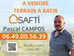 Terrain constructible viabilisé à vendre
