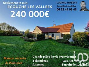 Maison de plain-pied à vendre