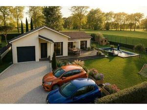 Terrain avec maison neuve à vendre