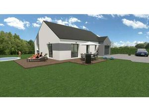 Terrain avec maison neuve à vendre
