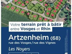 Terrain constructible viabilisé à vendre