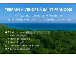 Vente terrain 1703 m² à Saint-François (97118)  321 181 €