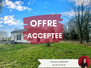 Vente Maison plain pied 3chambres avec grand jardin - TREJET