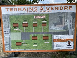 Vente terrain 848 m² Broindon (21220)