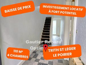 Vente maison 7 pièces 110 m² Trith-Saint-Léger (59125)