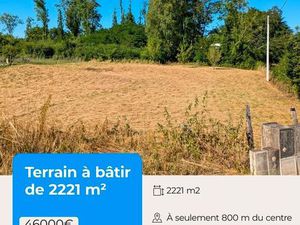 Terrain 2 221 m² Bletterans