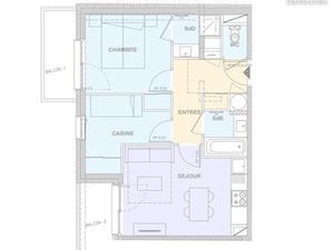 Appartement 3 pièces 43 m²