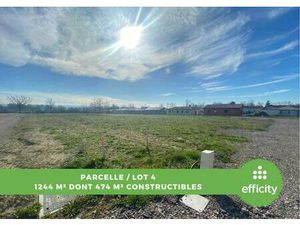 Terrain constructible viabilisé à vendre