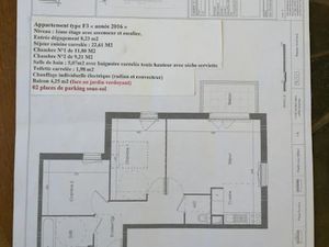 Location appartement 3 pièces 59 m² à Vaureal (95490)  1 220 €