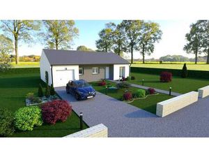Terrain avec maison neuve à vendre